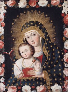 Peru - Madonna ve Kuşlu Çocuk by Unbekannt Unbekannt
